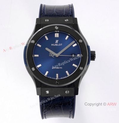 Hublot Classic Fusion Ceramic Navy Dial Watch GS Factory HUB1110